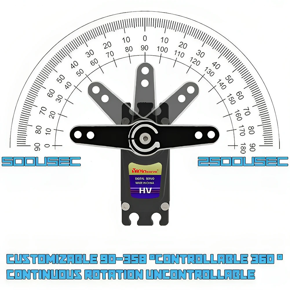 55kg Digital Servo 7.4V 180/27 - Rc Helicopter Servo incelemesi ve fiyatı