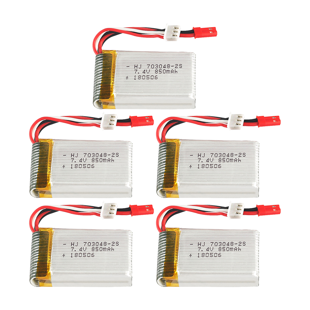 1-5pcs  2s 7.4V 850mAh 703048  - Rc Helicopter Battery incelemesi ve fiyatı