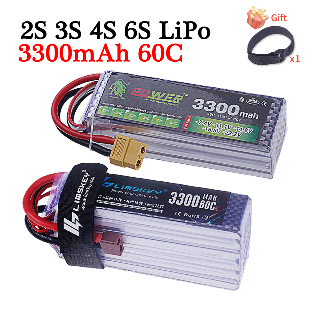 60C Lipo Battery 3300mAh 7.4V  - Rc Helicopter Parts incelemesi ve fiyatı