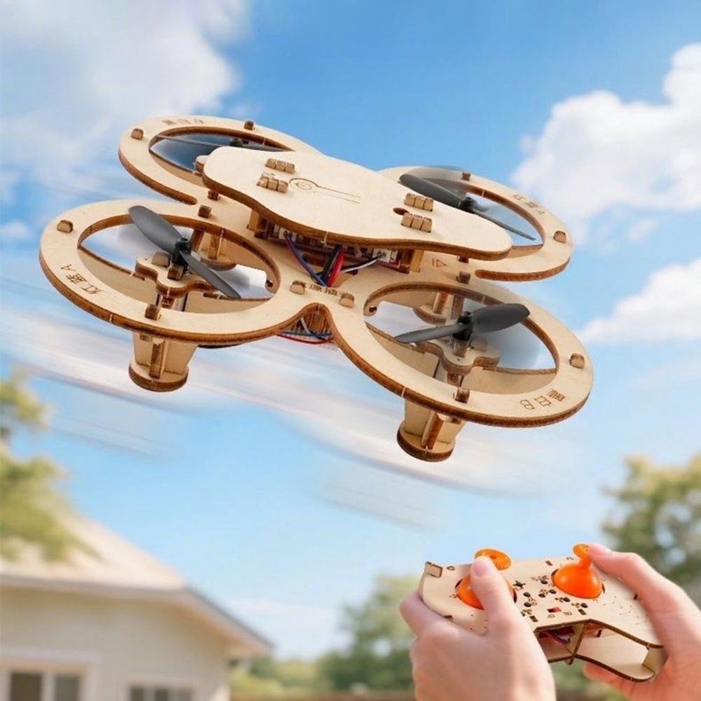 Rc Drone Toy Wooden Drone Puzz - Rc Helicopter Tool Kit incelemesi ve fiyatı