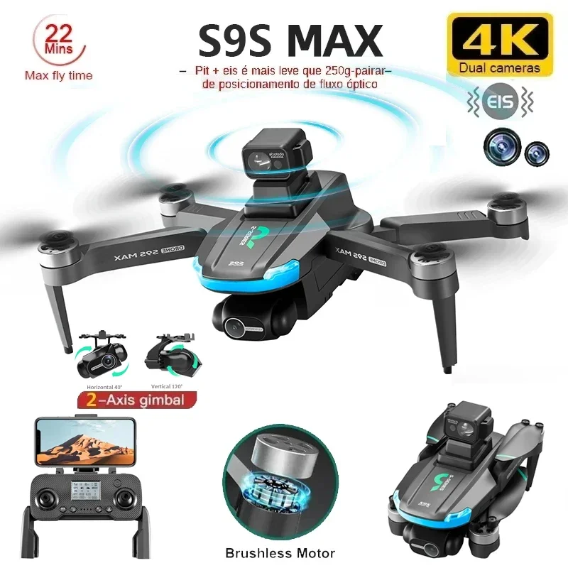 NEW S9S MAX MINI Drone 4K 2-Ax - Rc Helicopter Mini incelemesi ve fiyatı