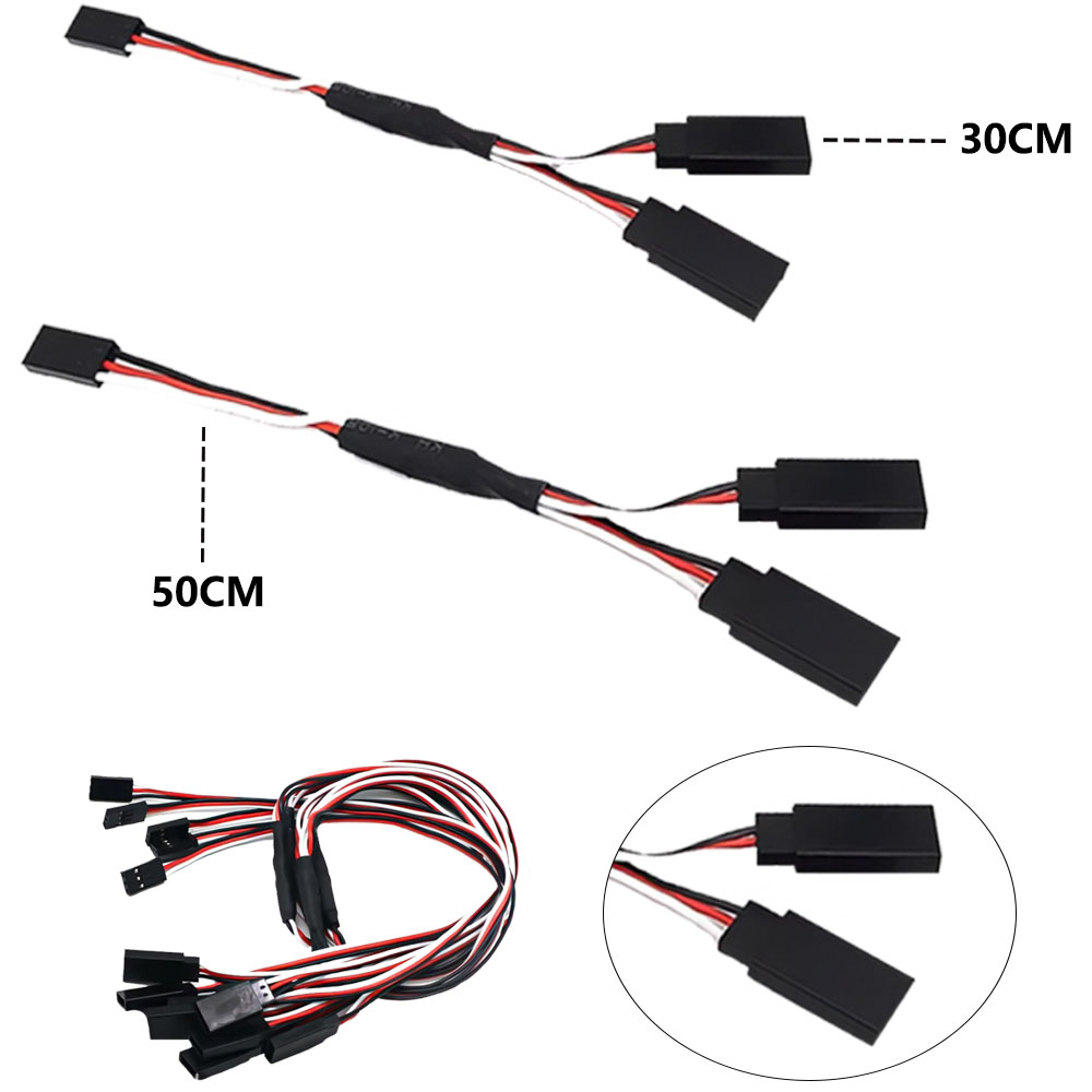 5/8/10pcs RC Servo Y Extension - Rc Helicopter Battery incelemesi ve fiyatı