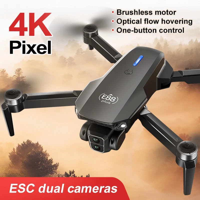 New E88 Plus Quadcopter Drone: - Rc Helicopter Case incelemesi ve fiyatı