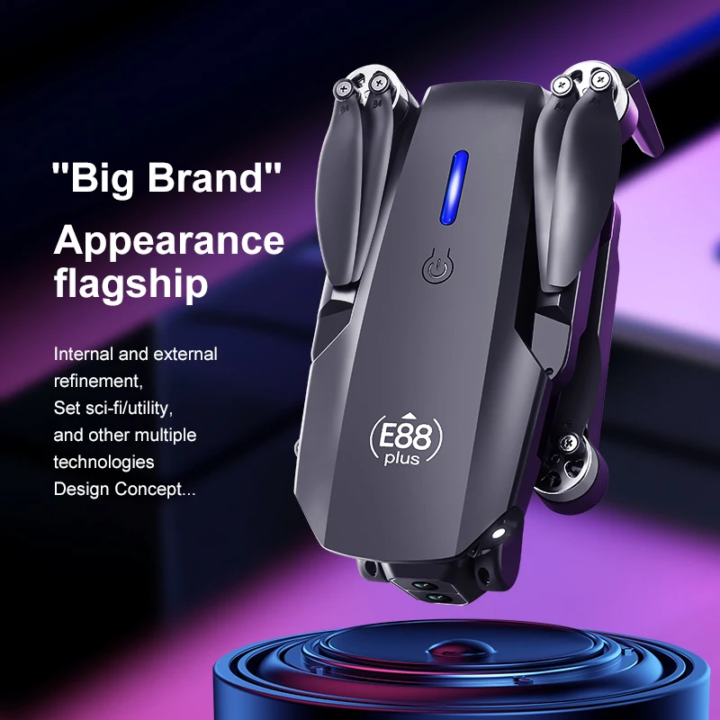 New E88 Plus Quadcopter Drone: - Rc Helicopter Case incelemesi ve fiyatı