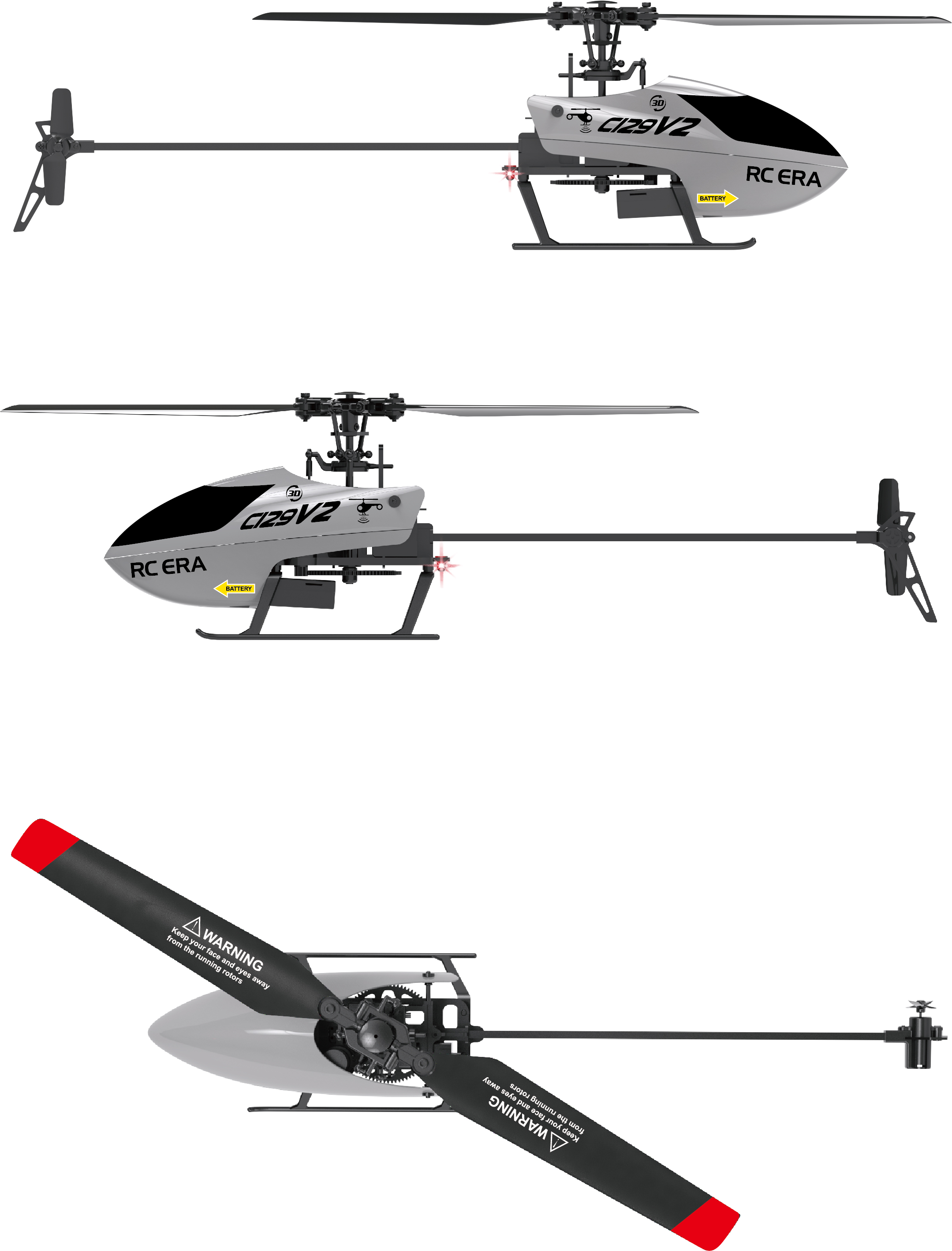 C129 V2 4CH RC Helicopter RTF  - Rc Helicopter Gyro incelemesi ve fiyatı