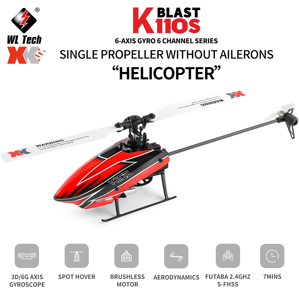 Wltoys XK K110S 6CH 3D 6G Syst - Rc Helicopter Blade incelemesi ve fiyatı