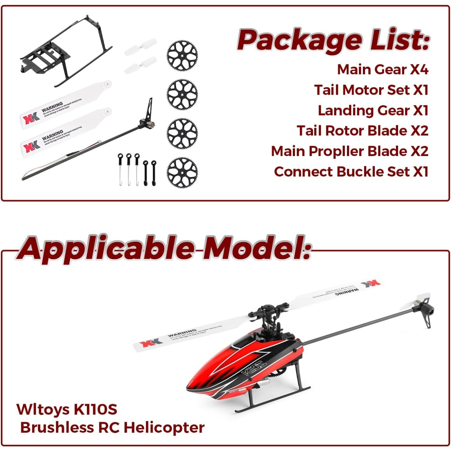 Spare Accessory Kit, Compatibl - Rc Helicopter Blade incelemesi ve fiyatı