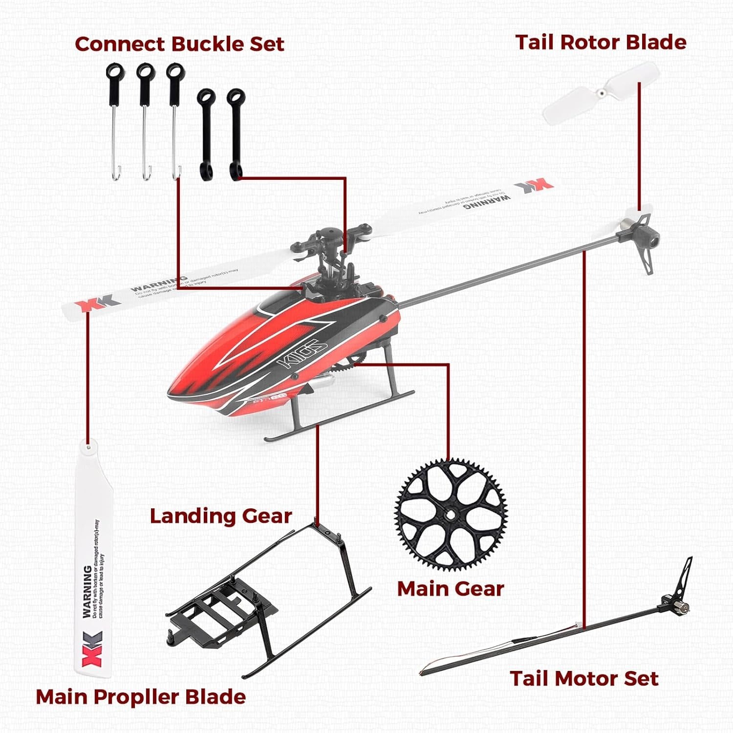 Spare Accessory Kit, Compatibl - Rc Helicopter Blade incelemesi ve fiyatı
