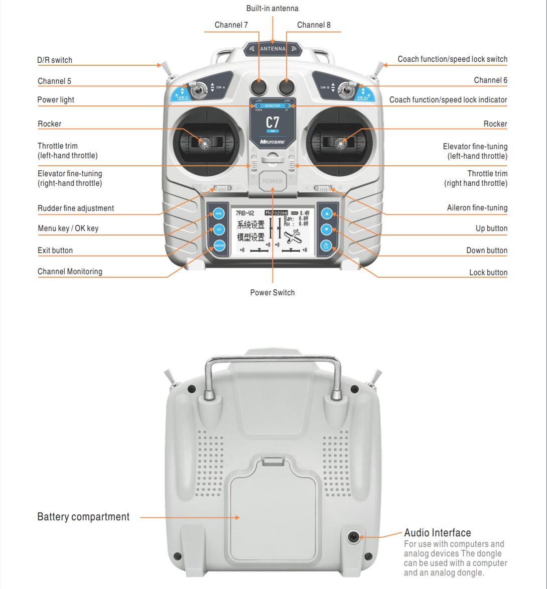 MicroZone MC7 Controller C7 MI - Rc Helicopter Mini incelemesi ve fiyatı