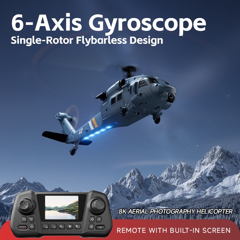 8K Flybarless Optical Flow Hov - Rc Helicopter Nitro incelemesi ve fiyatı