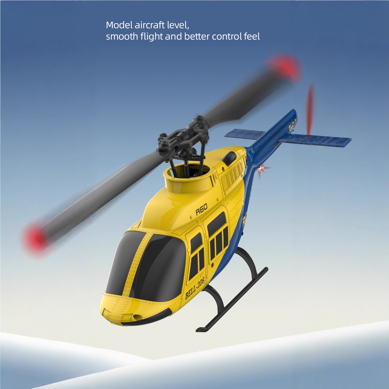 A60 1/42 Scale Bell 206 RC Hel - Rc Helicopter Single Rotor incelemesi ve fiyatı