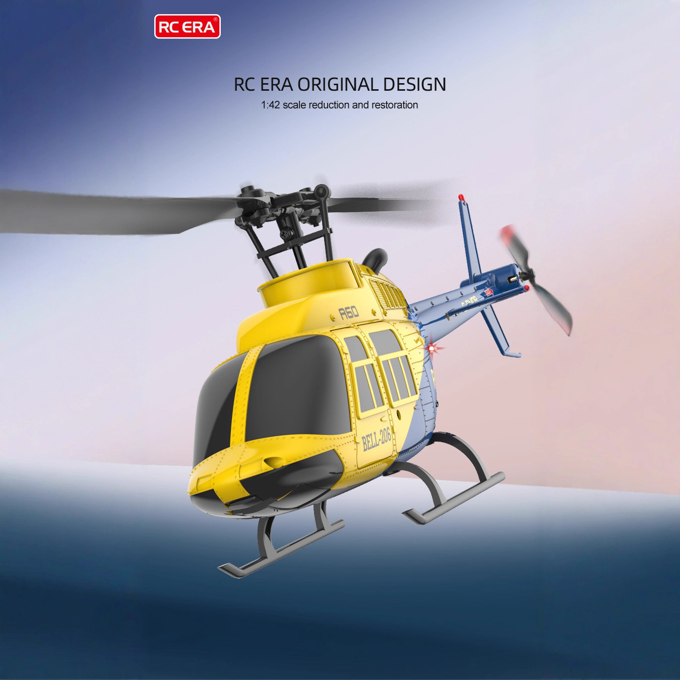 A60 1/42 Scale Bell 206 RC Hel - Rc Helicopter Single Rotor incelemesi ve fiyatı
