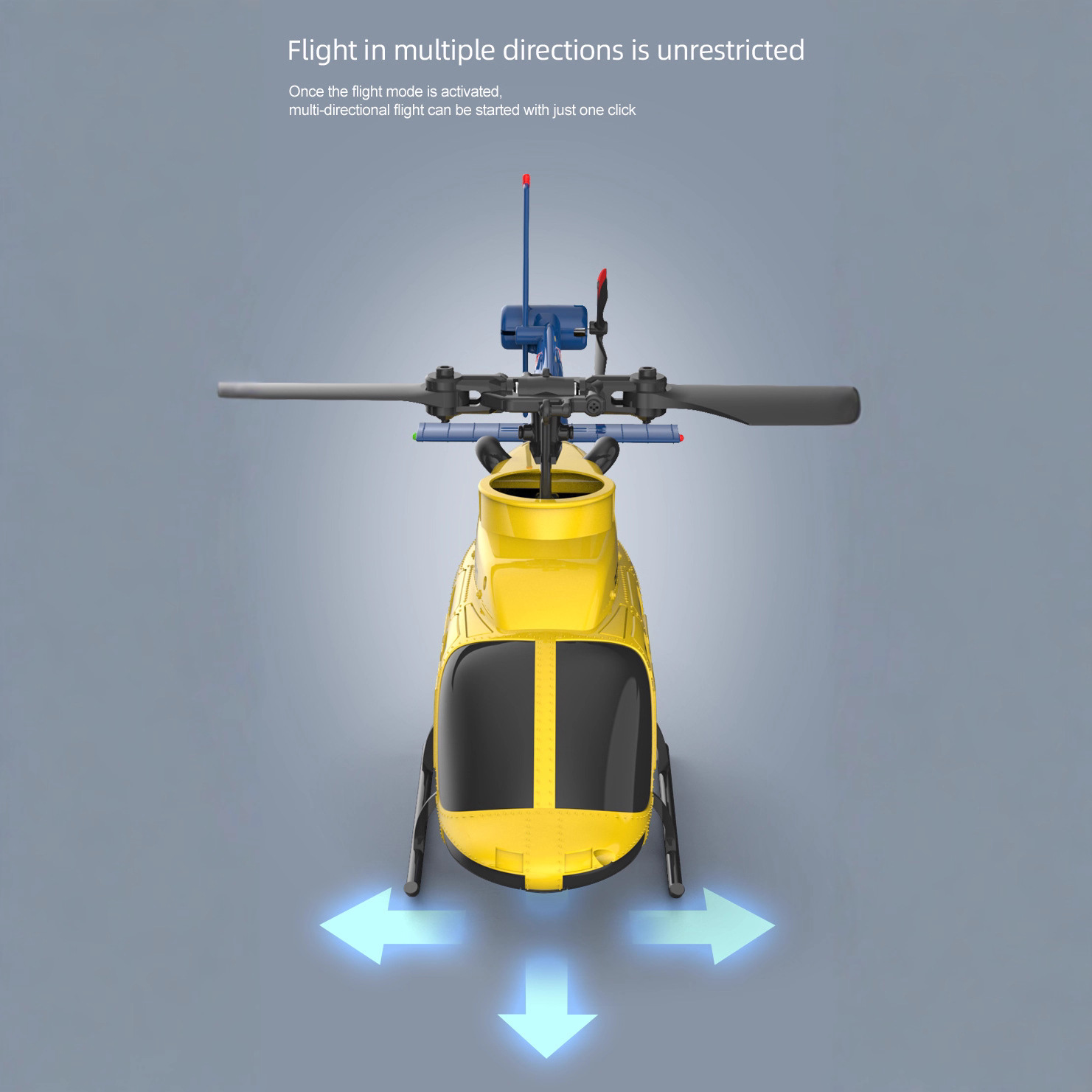 A60 1/42 Scale Bell 206 RC Hel - Rc Helicopter Single Rotor incelemesi ve fiyatı