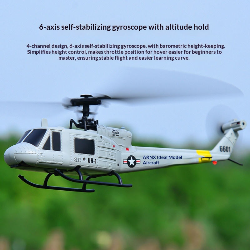 Huey F6601 4CH RC Helicopter - - Rc Helicopter Single Rotor incelemesi ve fiyatı