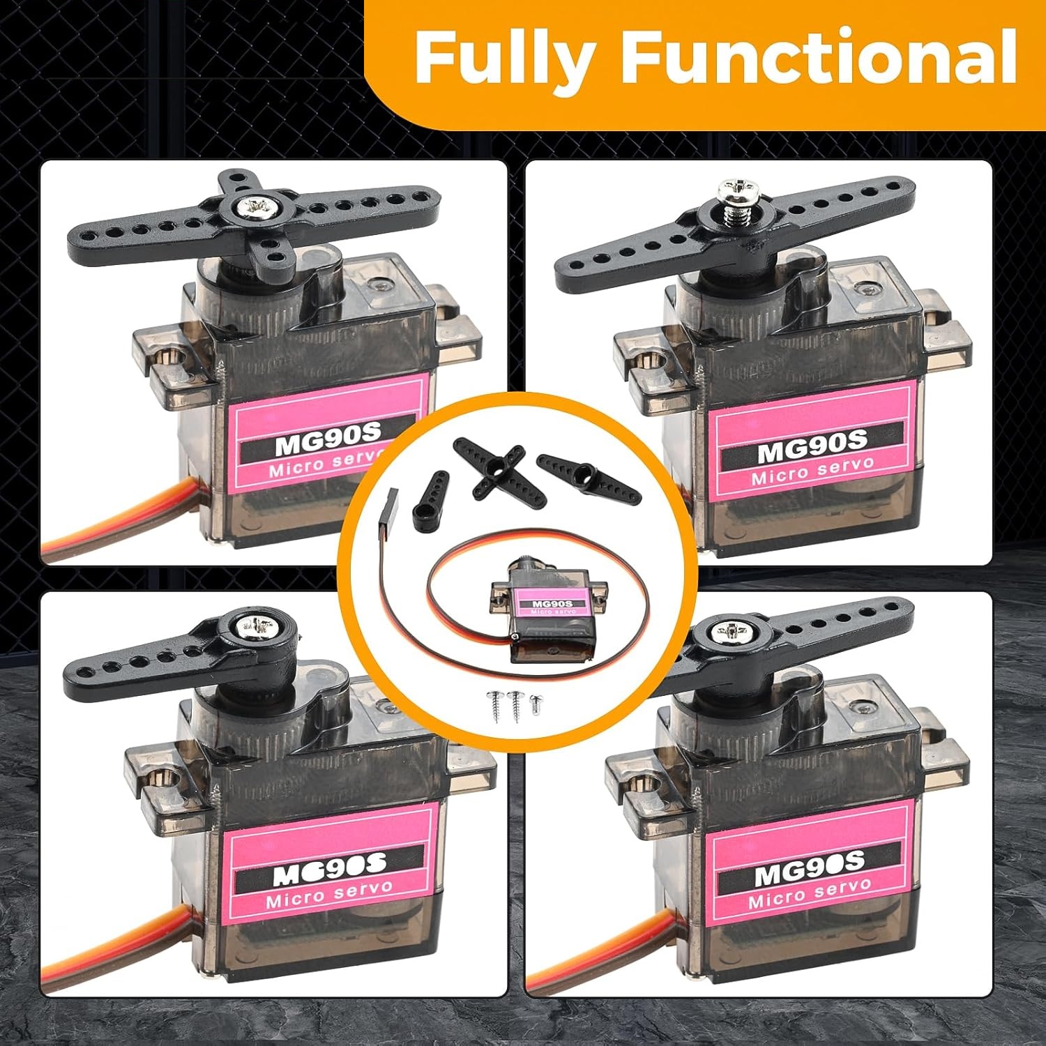 4pcs Micro Servo Metal Gear 90 - Rc Helicopter Mini incelemesi ve fiyatı
