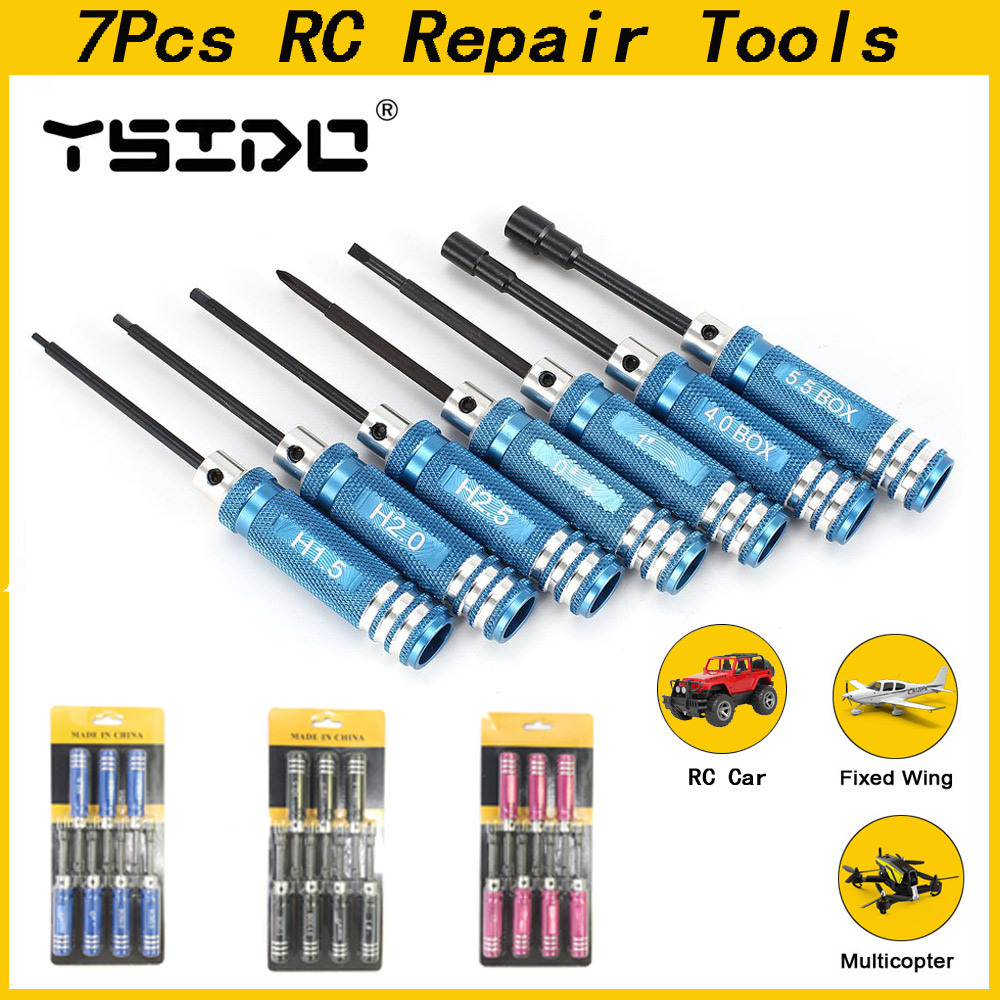 YSIDO 7Pcs 1.5 2.0 2.5mm Hex S - Rc Helicopter Tool Kit incelemesi ve fiyatı