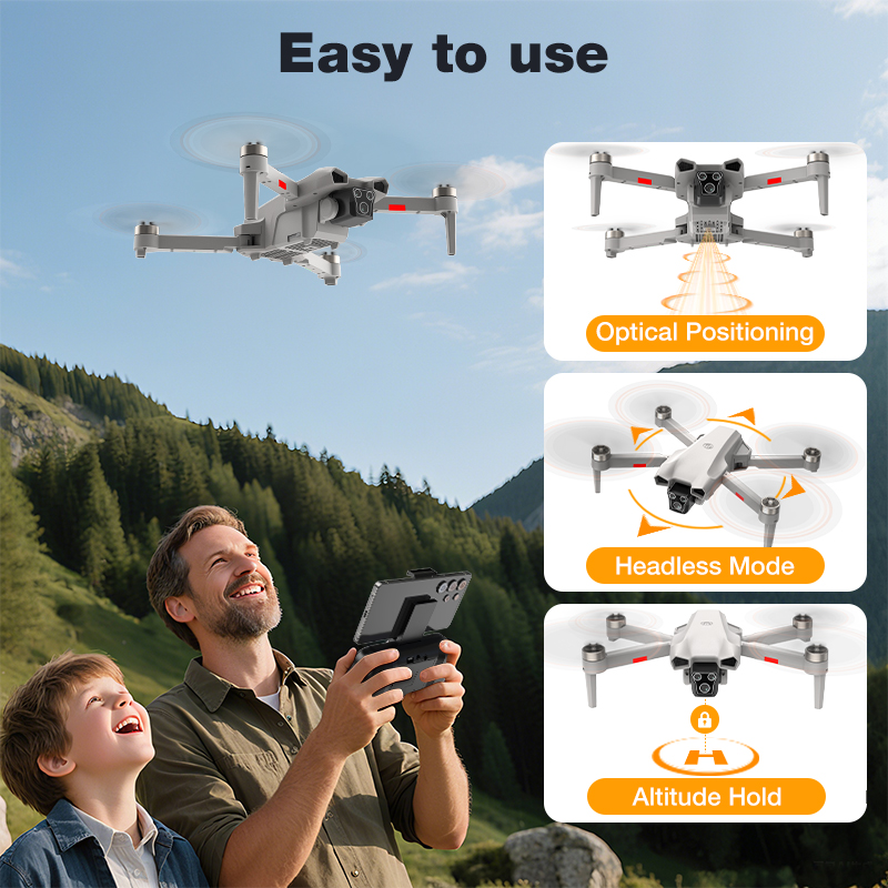 2026 Hot L017 Pro Drone Brushl - Rc Helicopter Electric incelemesi ve fiyatı
