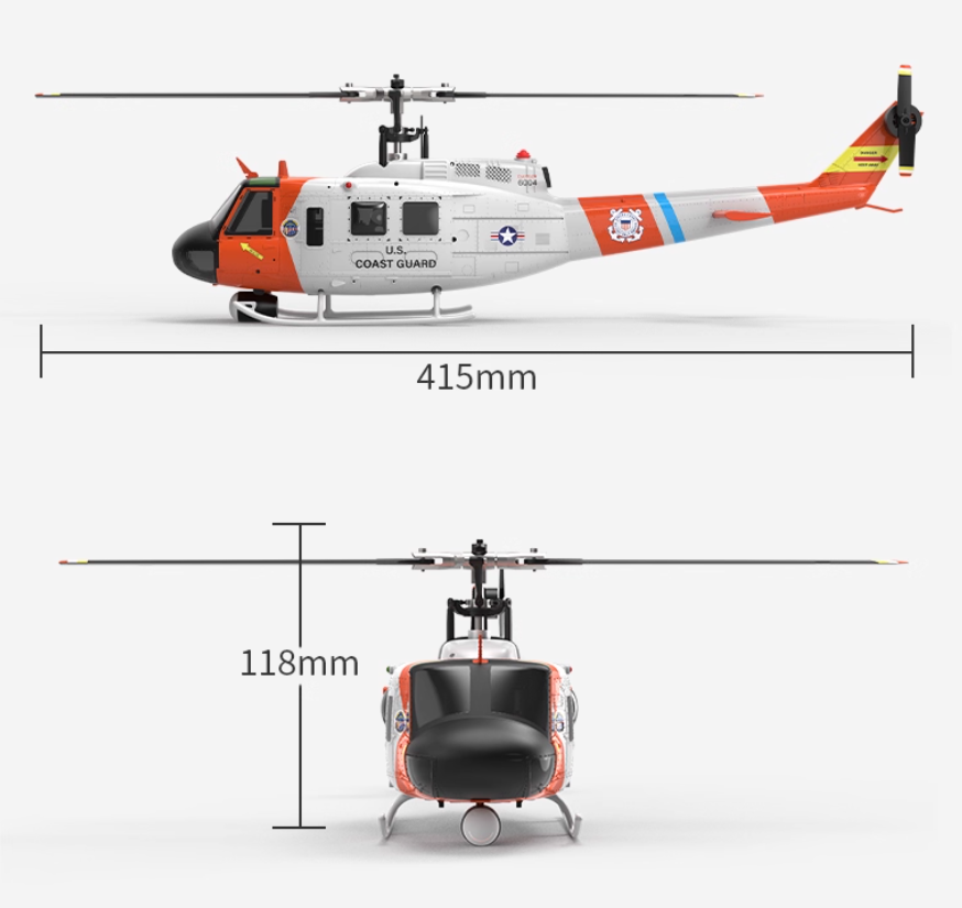 YUXIANG F07S Battery UH-1 RC H - Rc Helicopter Coaxial incelemesi ve fiyatı