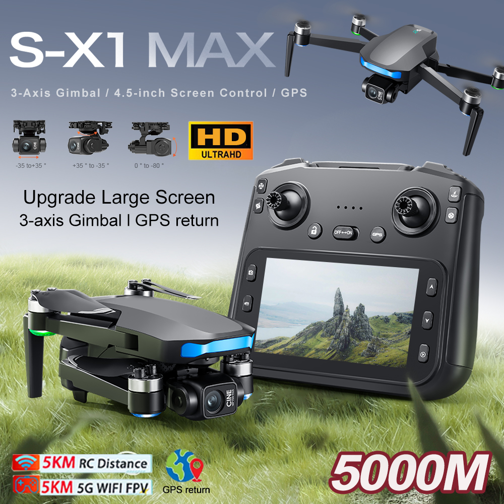 New S-X1 MAX Drone GPS 8K Prof - Rc Helicopter Charger incelemesi ve fiyatı