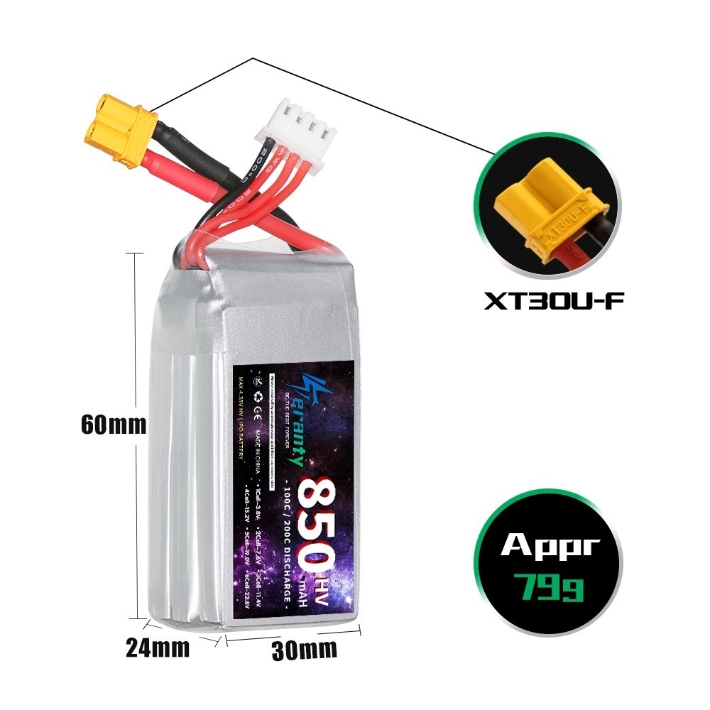 1/2/3PCS TERANTY 3S 11.4V Lipo - Rc Helicopter Battery incelemesi ve fiyatı